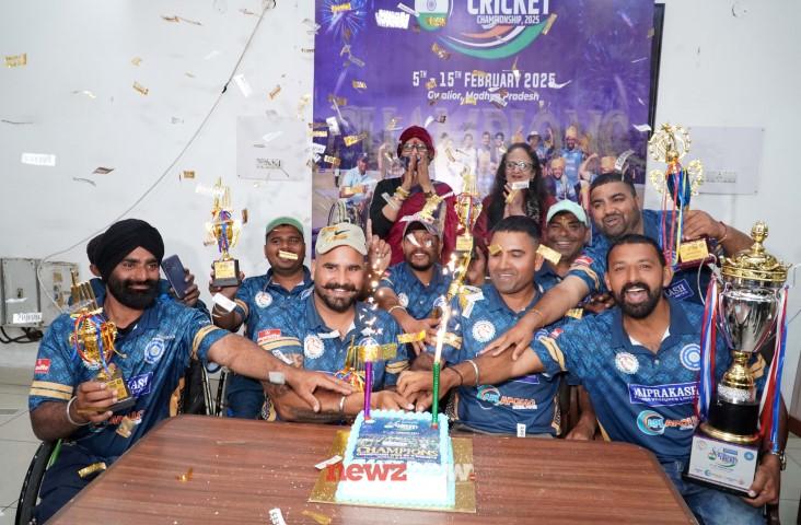 Chandigarh’s Wheelchair Cricket Team wins National Wheelchair Cricket Championship in Gwalior