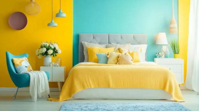 Stylish Two Colour Combinations for Bedroom Walls You’ll Love