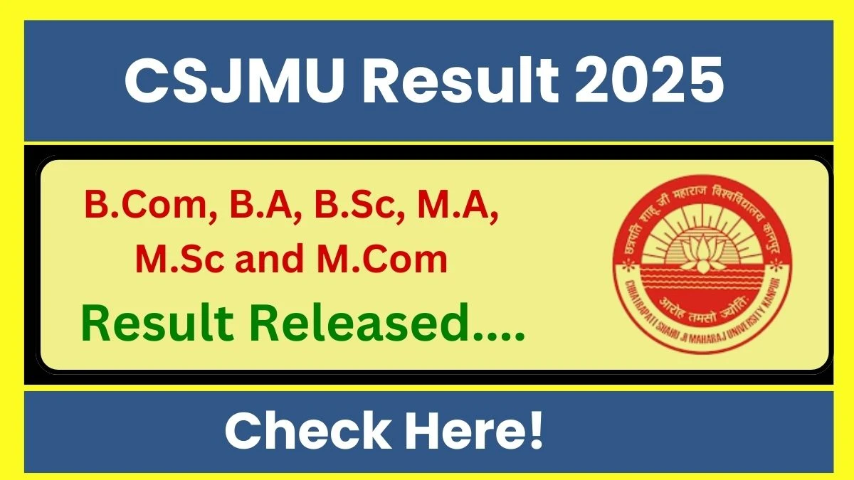 CSJMU Result 2025