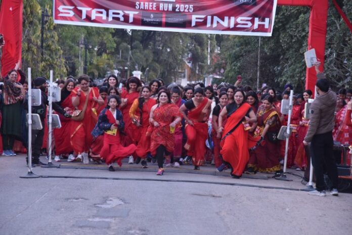 8th Edition of Red Saree Run Celebrates Fitness, Culture and Empowermen