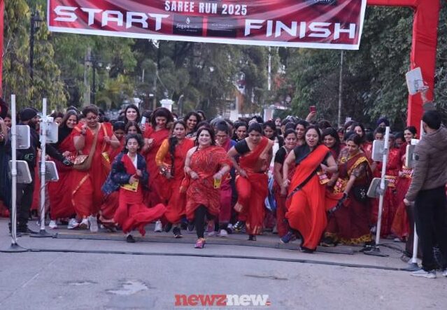8th Edition of Red Saree Run Celebrates Fitness