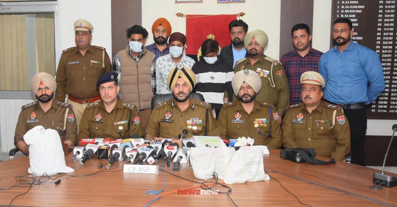 PUNJAB POLICE ARRESTS JUVENILE AMONG FOUR DRUG SMUGGLERS FROM AMRITSAR

