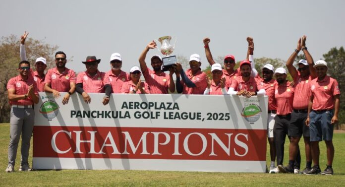 ‘Highland Kings’ pips ‘Victory Waves’ to lift the Aeroplaza Panchkula Golf League 2025 trophy