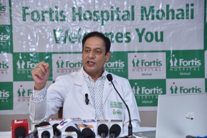 88-year-old man with multiple heart blockages treated successfully via Laser Coronary Angiography at Fortis Mohali