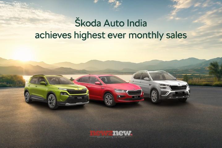 Škoda Auto marks its silver jubilee in India with highest ever monthly sales: Škoda Auto India’s Silver Jubilee year, which also marks its New Era in India has already hit a landmark – record monthly sales in its 25-year-history in India.