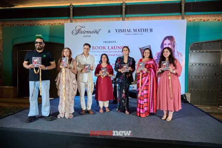Huma Qureshi Unveils Her Literary Debut Zeba Amidst Regal Splendor at Fairmont Jaipur