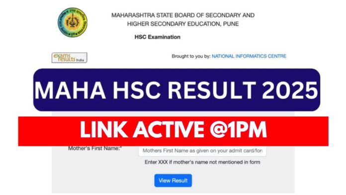 HSC Result 2025 Maharashtra Board: Download Your Class 12th Science, Commerce and Arts Result Marksheet at mahresult.nic.in
