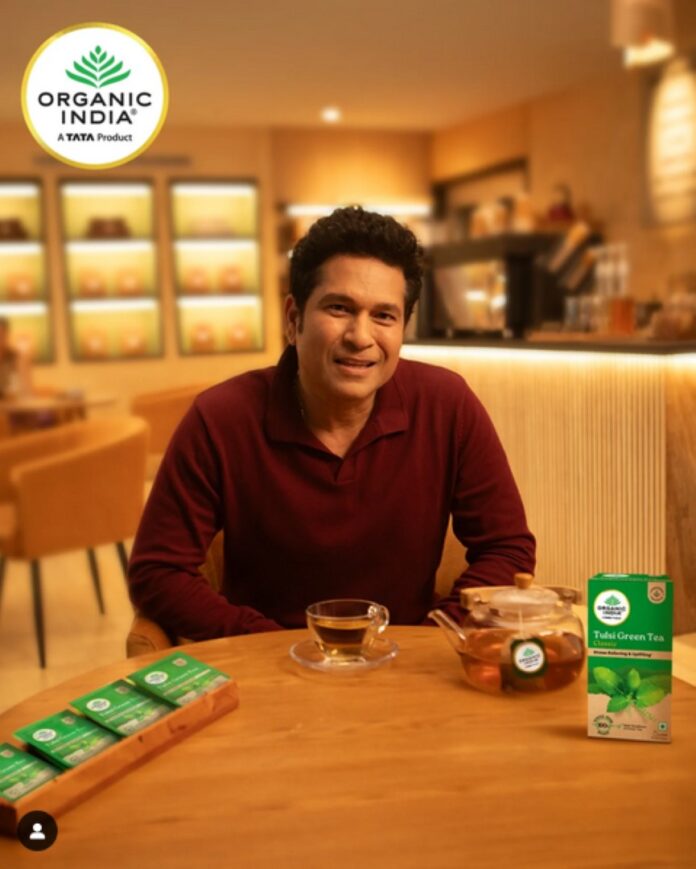 Organic India joins hands with the legend of India Sachin Tendulkar
