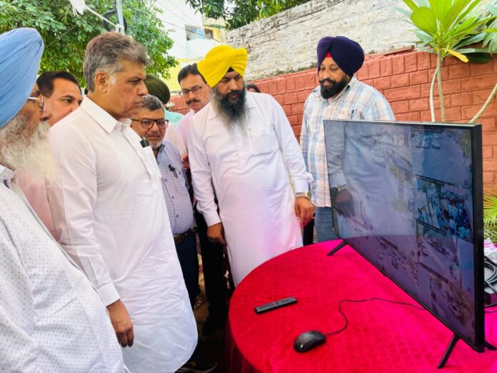 Member Parliament Manish Tewari inaugurates CCTV Surveillance System in Sector 41A under MPLAD Scheme