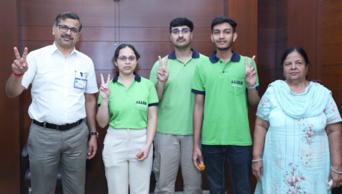 ALLEN Chandigarh students have showcased outstanding results