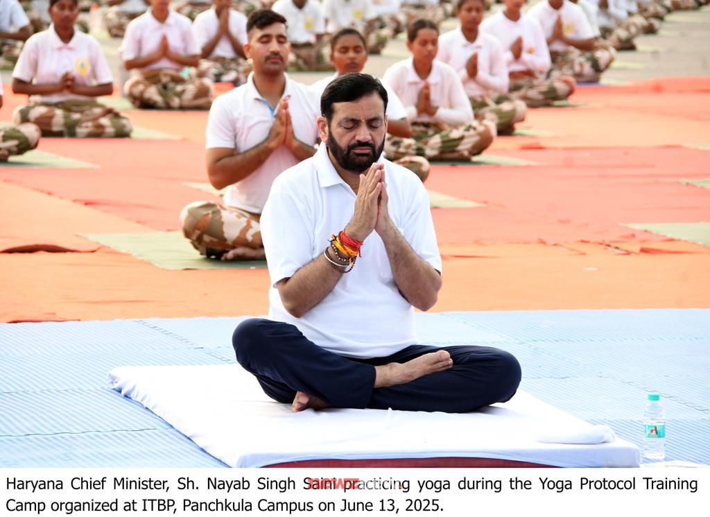 11th International Yoga Day in Haryana to be Historic; more than 11 lakh Yoga Practitioners to Perform Yoga Together