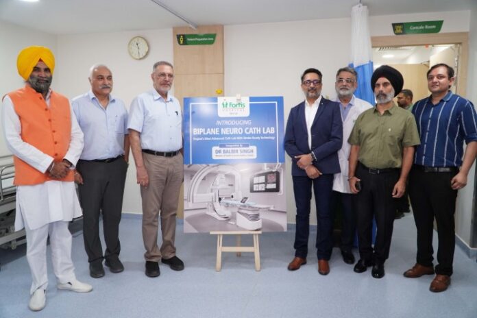 Fortis Hospital Mohali launches Region’s first state-of-the-art Biplane Neuro Cathlab