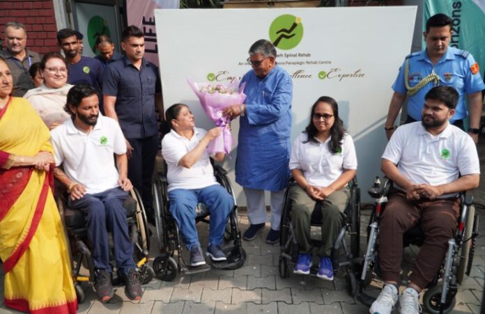 Punjab Governor Visits Chandigarh Spinal Rehab, Applauds Spirit of Courage