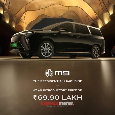 MG M9 - India’s Presidential Limousine launched