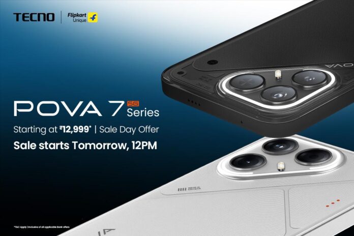 #BetterFasterStronger TECNO POVA 7 Series: Special Sale Starts July 10 Flipkart
