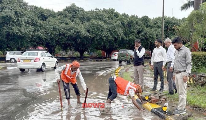 PMDA’s proactive action to ensure quick drainage of rainwater in Panchkula city