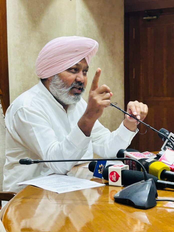 Punjab Finance Minister Criticizes PM’s Neglect of Flood-Hit State, Highlights BJP’s Indifference