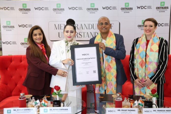 Chitkara International School Sign Landmark MoU with World Design Council (UK)