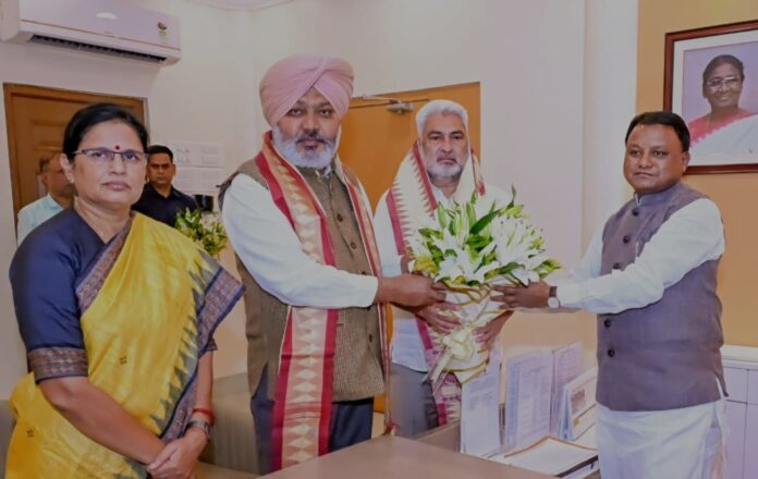 Punjab Ministers Cheema and Kataruchak Invite Odisha CM to Sri Guru Tegh Bahadur Ji’s 350th Martyrdom Commemoration