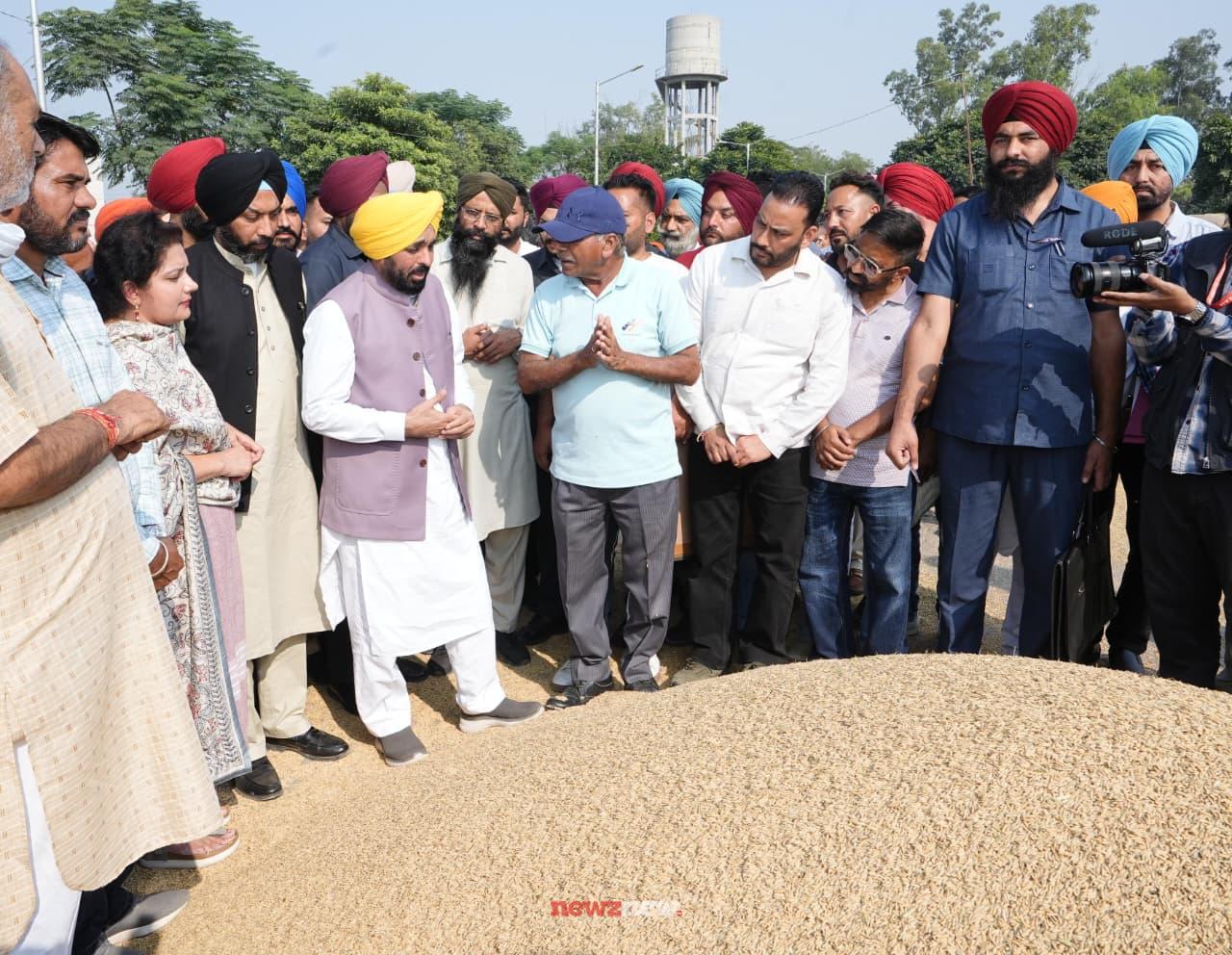 Punjab Procures 61.01 Lakh MT, Rs 13,073.07 Crore Paid to Farmers: CM