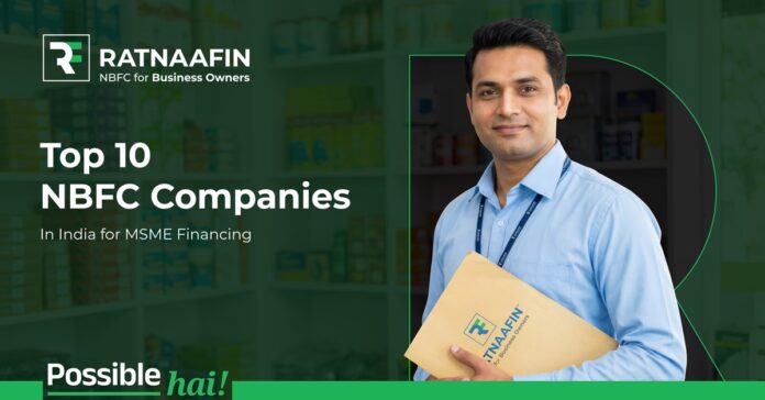 Top 10 NBFC Companies in India for MSME