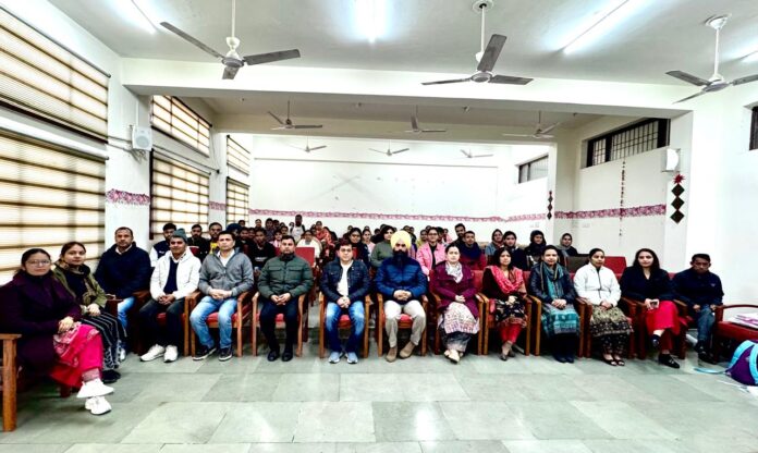 Academic visit of the academic team of Panjab University to Government College, Raipur Rani