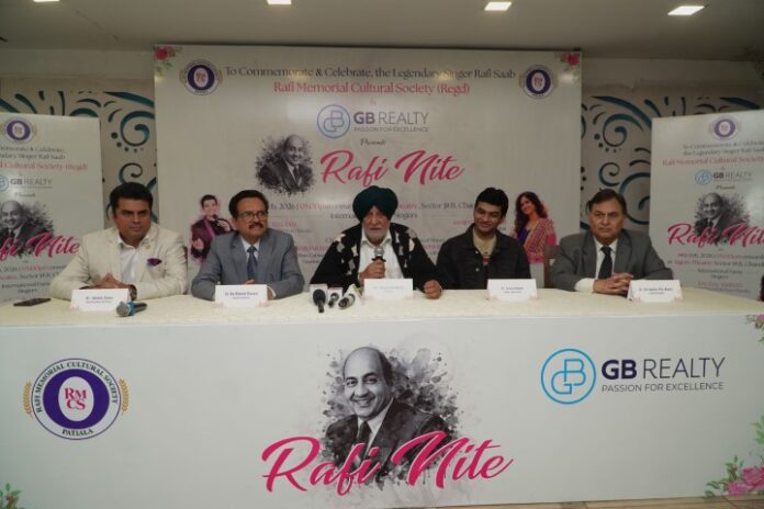 Legendary Singer Mohammed Rafi’s Songs to Resonate at ‘Rafi Nite’