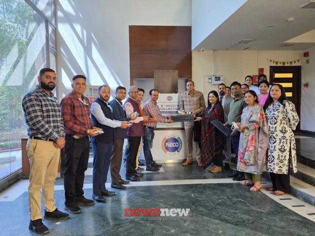 E-Waste Collection Box Inaugural at PHD House, Chandigarh
