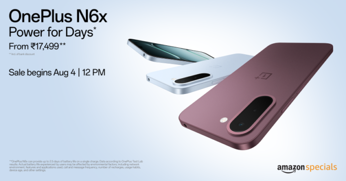 OnePlus Introduces the N6x: Power for Days, Built for Everyday Life