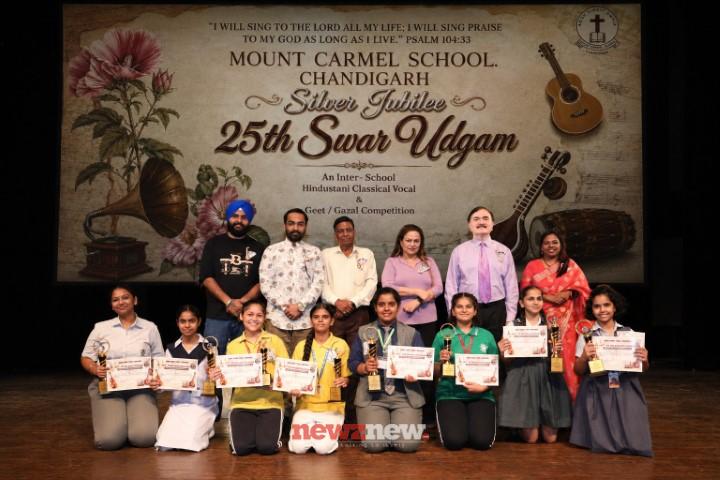 Mount Carmel School Chandigarh Hosts the 25th Edition of ‘Swar Udgam’ at Tagore Theatre