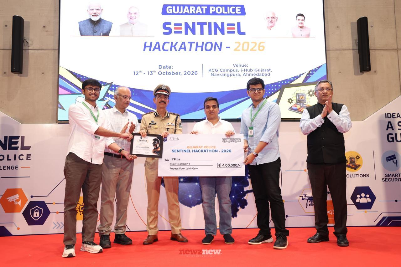 Redapto Wins First Prize in Phase 1 of Gujarat Police’s Sentinel Hackathon 2026